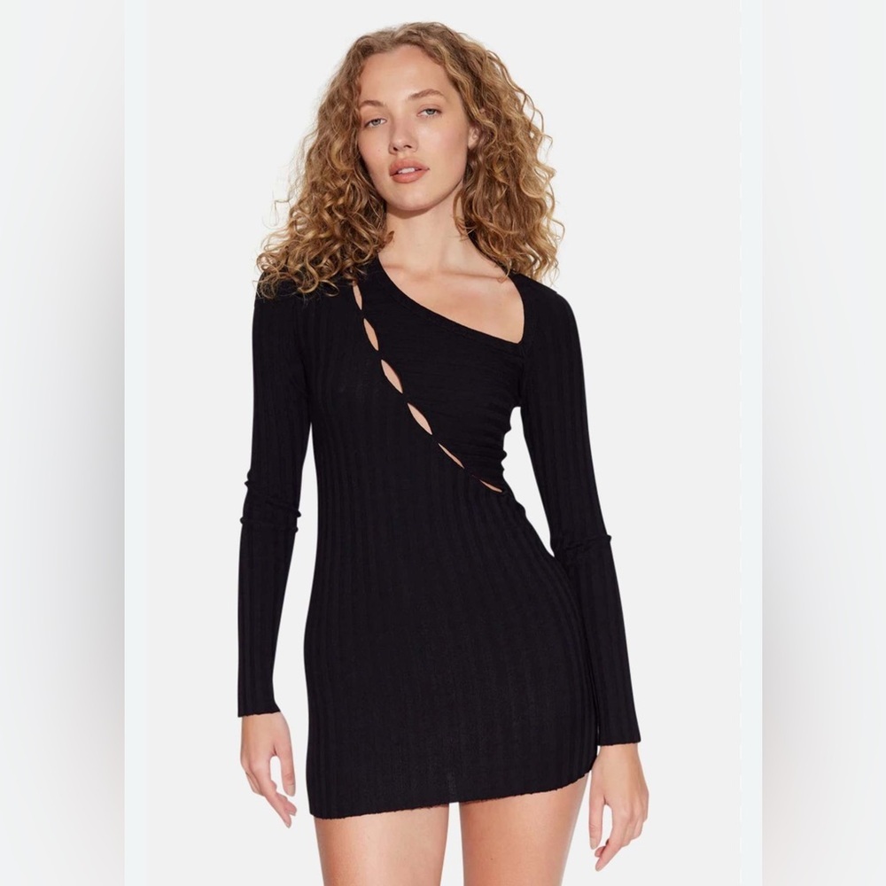 NWT Cotton Citizen Capri Cutout Fitted Mini Dress Size Small